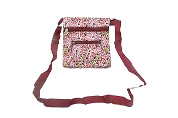 JHD Girls Hanging Purse Flower Red