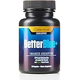 BETTER LIFE LAB Methylene Blue Capsules 60 Count - Pharmaceutical Grade USP for Brain Energy and Cellular Health - Mental Clarity Support Supplement