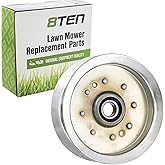 8TEN Flat Idler Pulley for John Deere L120 L130 D170 D100 L118 L111 L108 Cub Cadet XT1-LT42 XT1-LT46 XT2-LX46