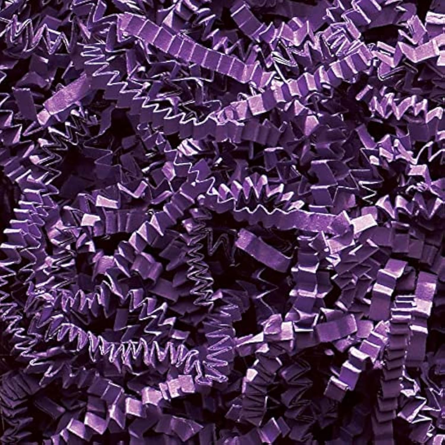 Box.it.pack.it Shredded Crinkle ZigZag Kraft Paper, Purple, 500g — image 1