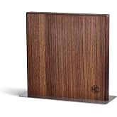 HexClad 13" Magnetic Walnut Kitchen Knife Block Holder