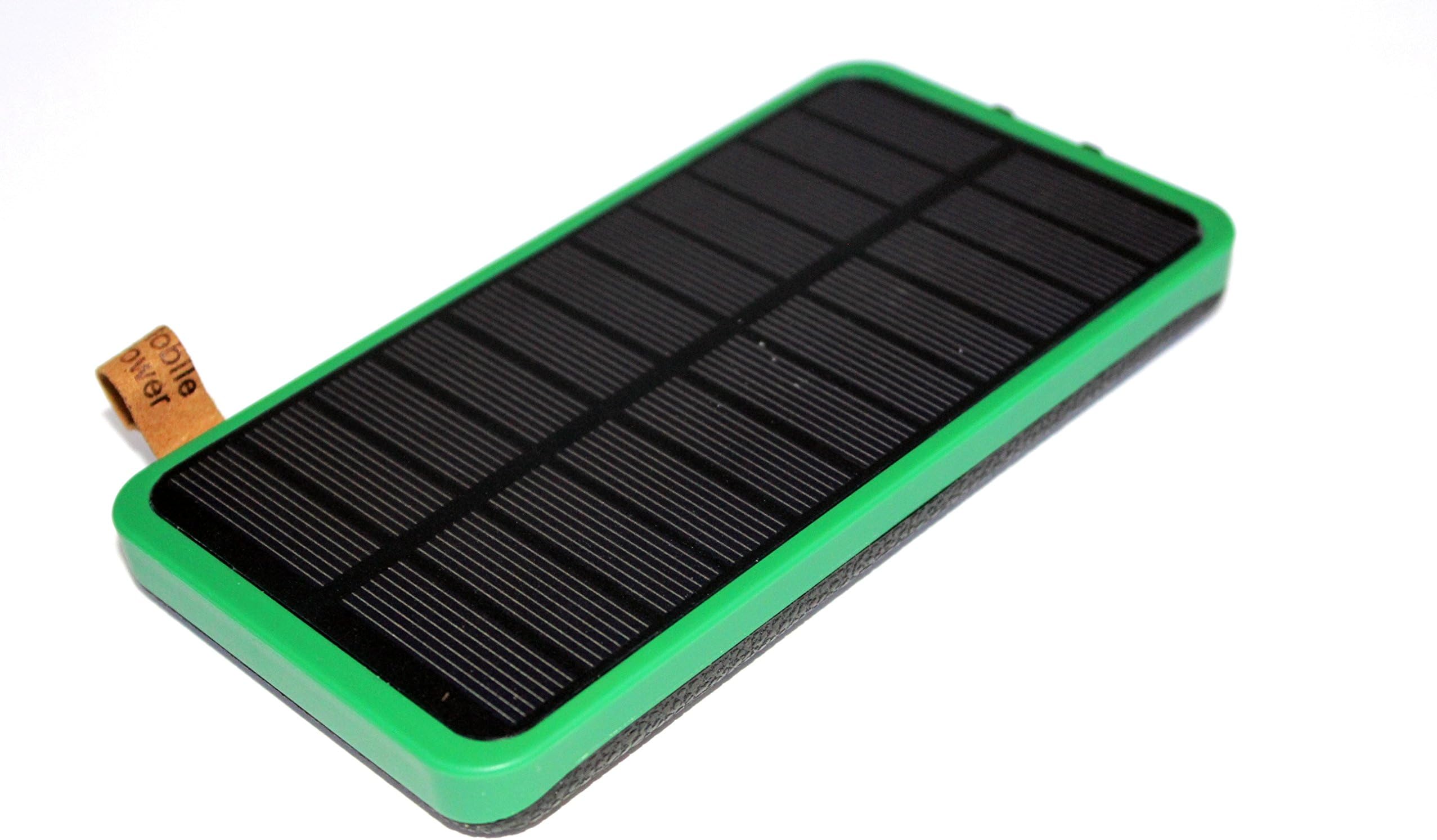Portable Solar Power Bank Charger, COVERSUIT 30000mAh Dual USB Solar Battery Charger With LED Flashlight Outdoor For iPhone iPad Samsung (Large Solar Panel With High Power LED Light, GREEN)