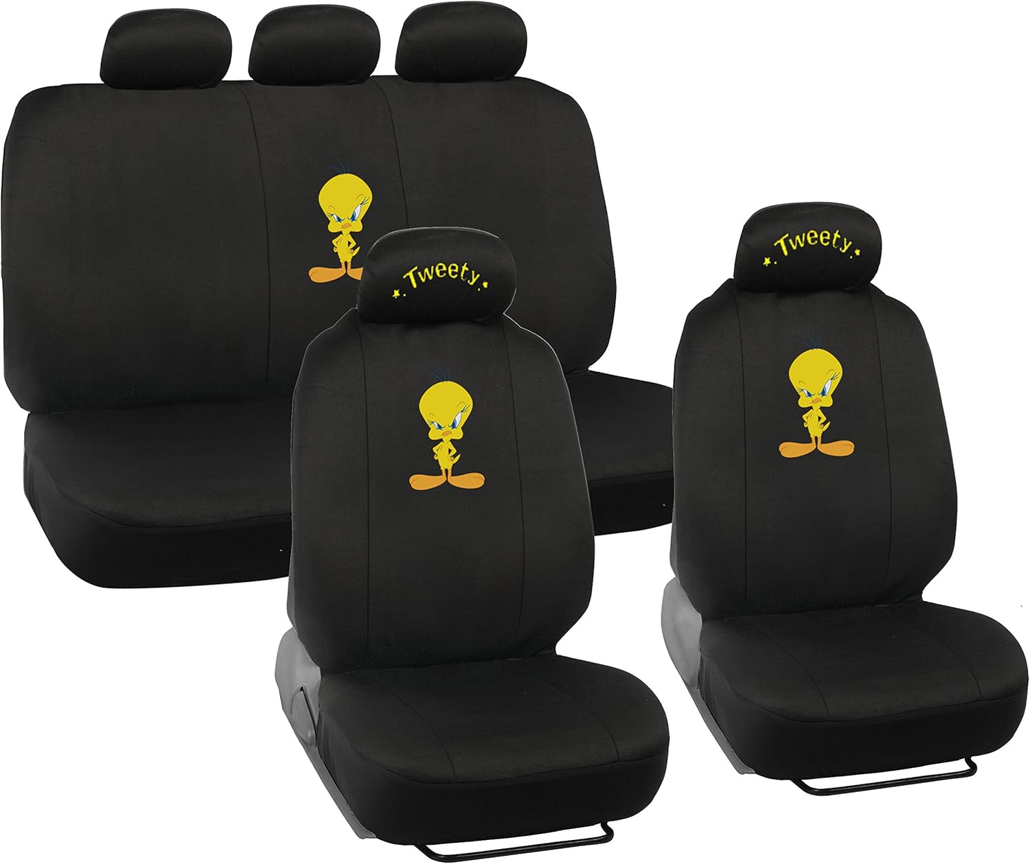 BDK WBSC1104 Tweety Bird Seat Covers for Car and SUVAuto Interior