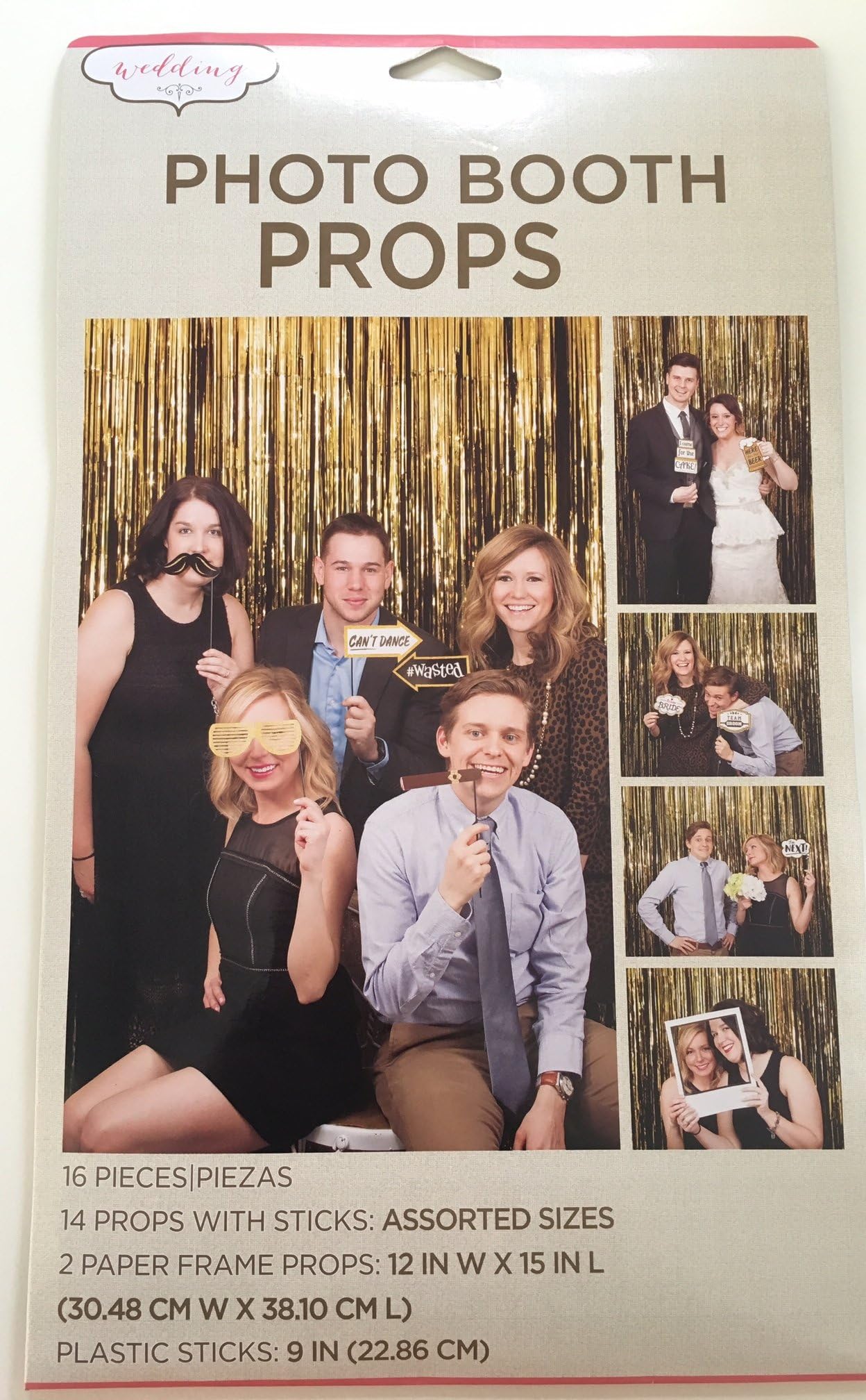 Wedding Photo Booth Props 16 pieces
