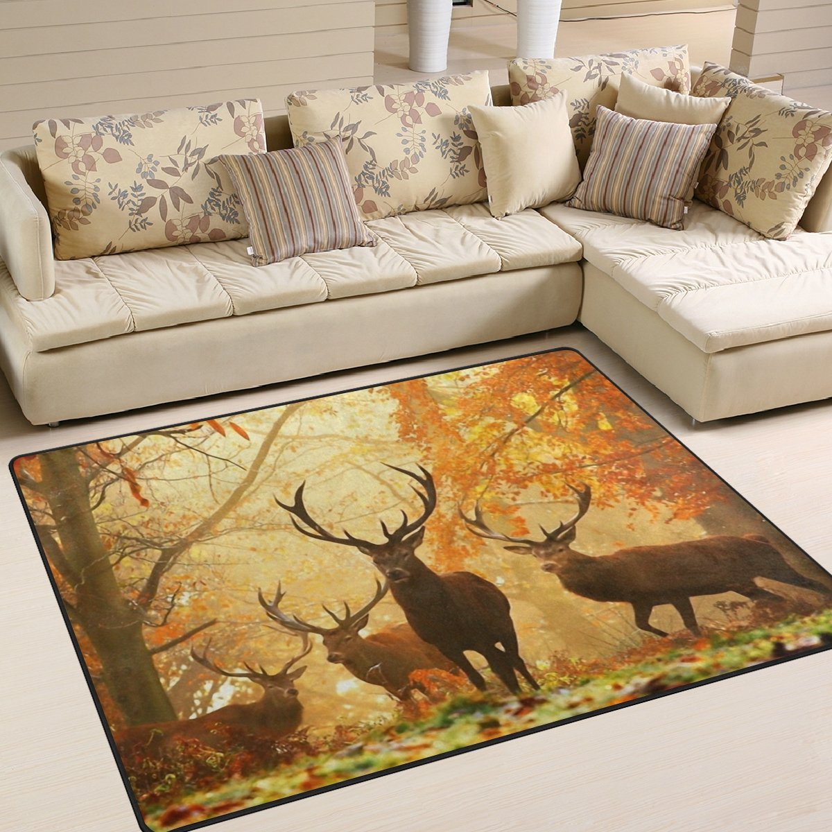 Best deer area rugs for living room