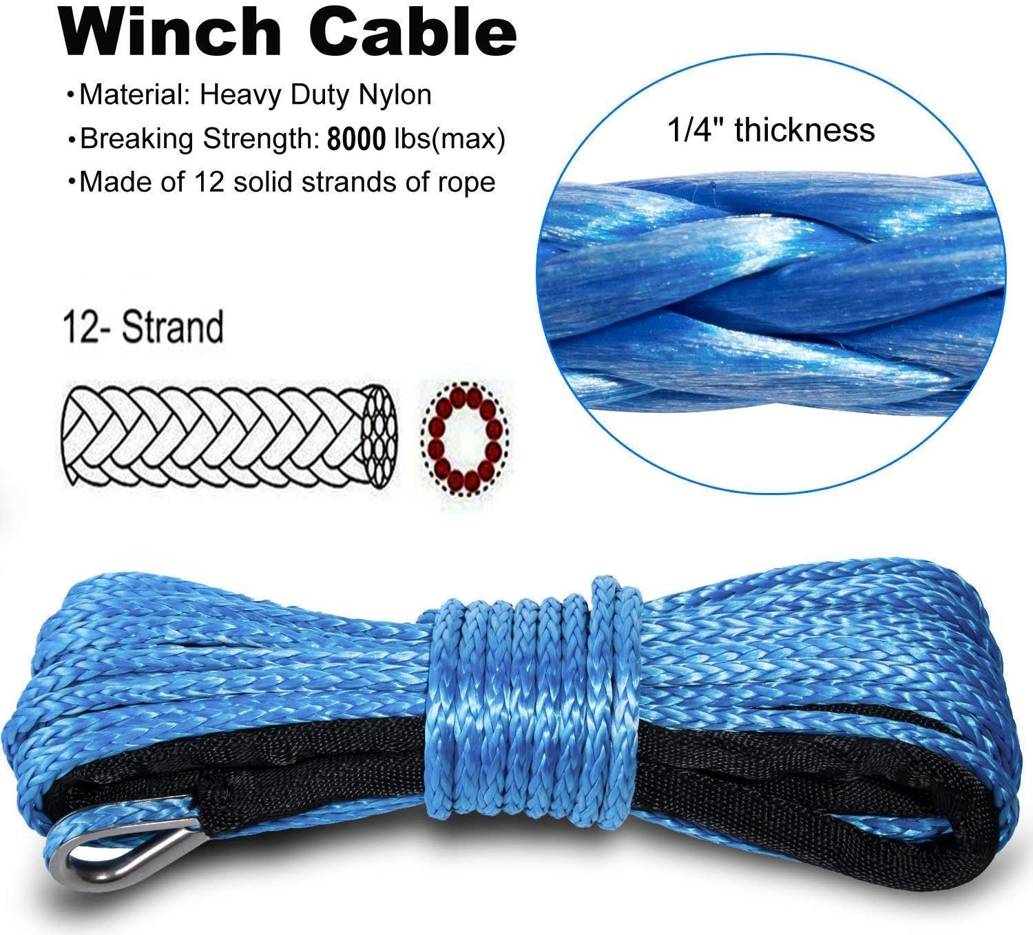 Best Synthetic Winch Ropes of 2021 Complete Review Winch Central