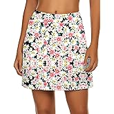 Ekouaer Women's Active Performance Skort Lightweight Skirt for Running Tennis Golf Workout Sports