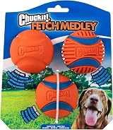 Chuckit! Fetch Medley Gen 3 Medium Dog Balls Pack of 3 6.5 cm