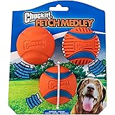Chuckit! Dog Balls - Interactive Dog Toys, High-Bounce Fetch Ball, Ultra and Rugged Balls, Durable - Size Medium, 2.5-inch Di