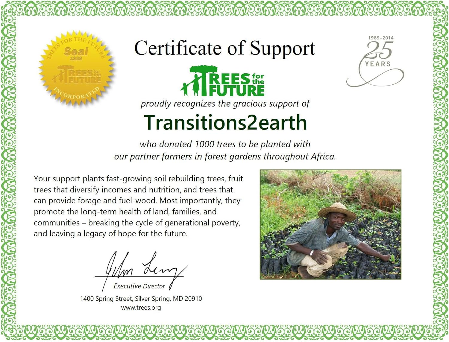 Transitions2earth Biodegradable EcoPure Spoons - Box of 500 - Plant a Tree with Each Item Purchased!: Kitchen & Dining