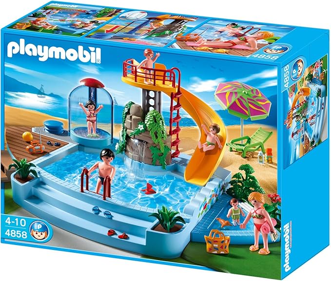Playmobil 4858 Pool with Water Slide 