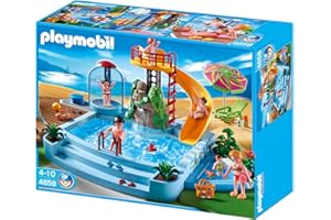 Playmobil - 4858 - Construction Set - Pool with Slide