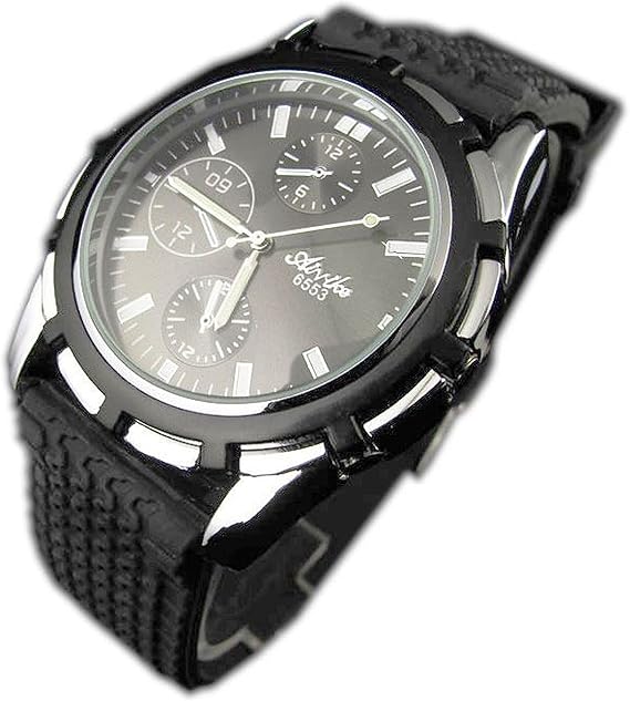 Amazon 腕時計 メンズ スポーティー 落ち着いた シックな ブラック スポーツ ウォッチ ファッション 腕時計 通販 Amazon 店 誕生日 クリスマス プレゼント イベント 等 に センス の いい 腕時計 を オリジナルブレスレットとサシェセット メンズ腕時計 腕時計