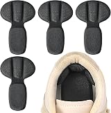 WY LIGHTING LEVEL Back of Heel Cushion Pads 4Pcs Mesh Adhesive Guards Black view 1