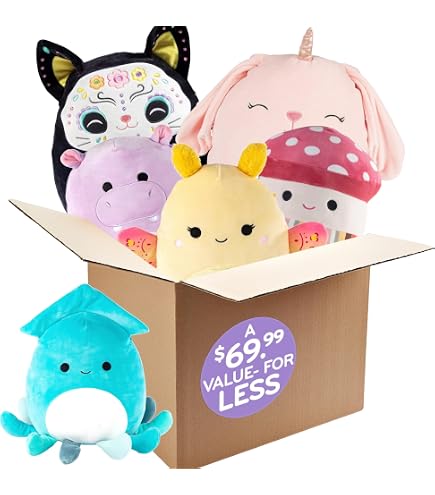 Squishmallows Original Mystery 3-Pack – 20 Cm Pluche Dieren – Officieel Jazwares – Verras Jezelf Met Zeldzame Figures Zoals Sheila Chocolate Pancakes