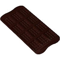 Silikomart Silicone Easy Chocolate Mold, Chocolate Bar, Small