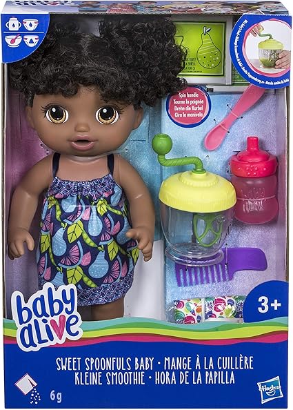 Amazon.es: Baby Alive - Hora de la Papilla Negra (Hasbro E0362ES0): Juguetes y juegos