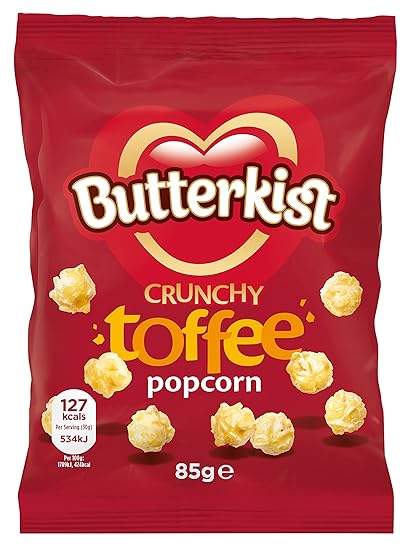 Butterkist Toffee Popcorn, 85 g, Pack of 12: Amazon.co.uk: Grocery