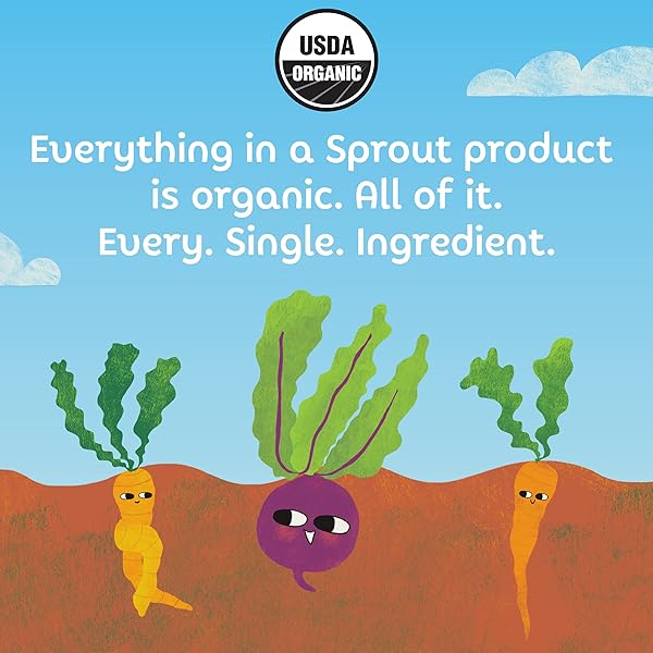 SPROUT ORGANIC APPLE APRICOT STRAWBERRY SUPERFRUIT, 4.22 OZ POUCH