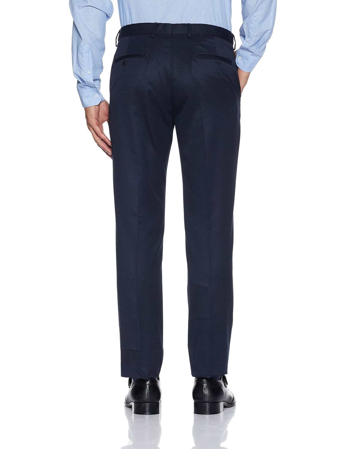 arrow men's pleat-front formal trousers