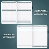 Clever Fox Income & Expense Tracker – A5 Ledger Notebook, 1 Year view 3