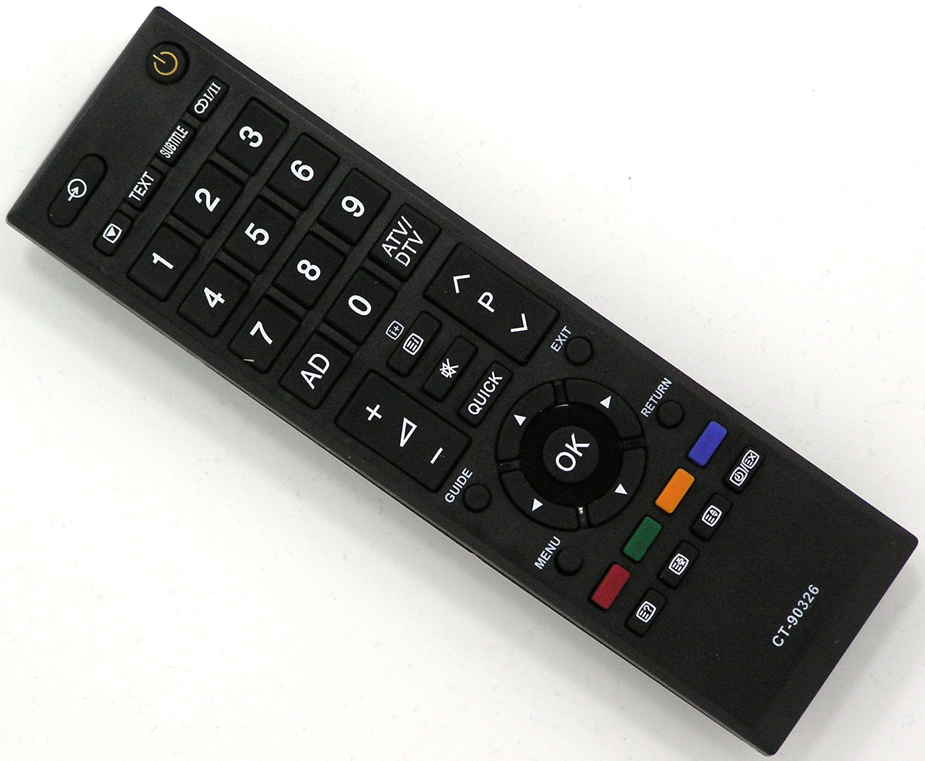 121AV - Replacement Remote Control fit for the most Toshiba LED LCD HDTV TV with learn function
