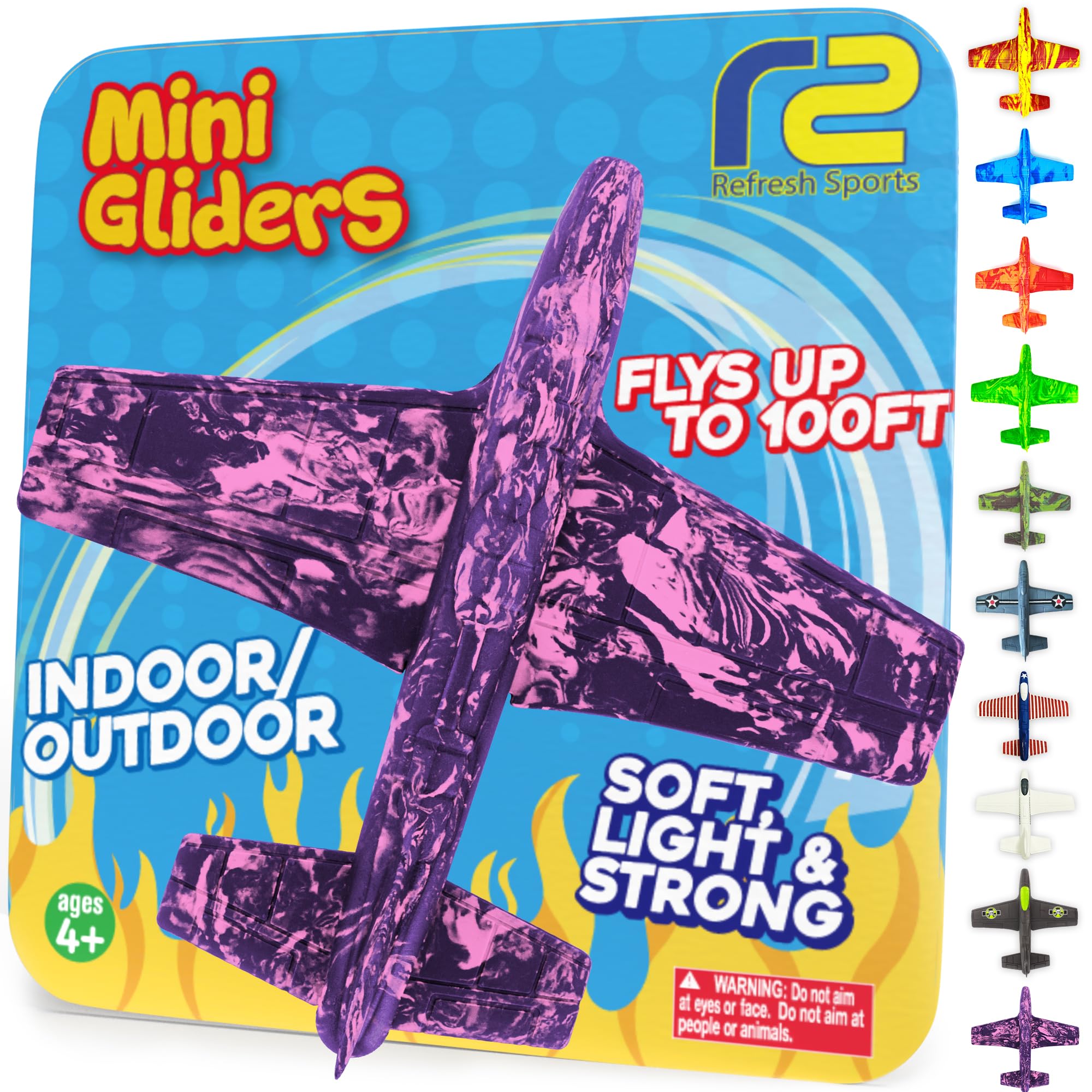 Photo 1 of *Factory Sealed*
Foam Airplanes for Kids - Best Girl Toys Age 4 & Up - Engaging Toy for 7 Year Old Girl Birthday Gifts - Stocking Stuffers for Girls All Ages - Fun Sports Toy & Party Favors & Outdoor Toys Age 6-8+