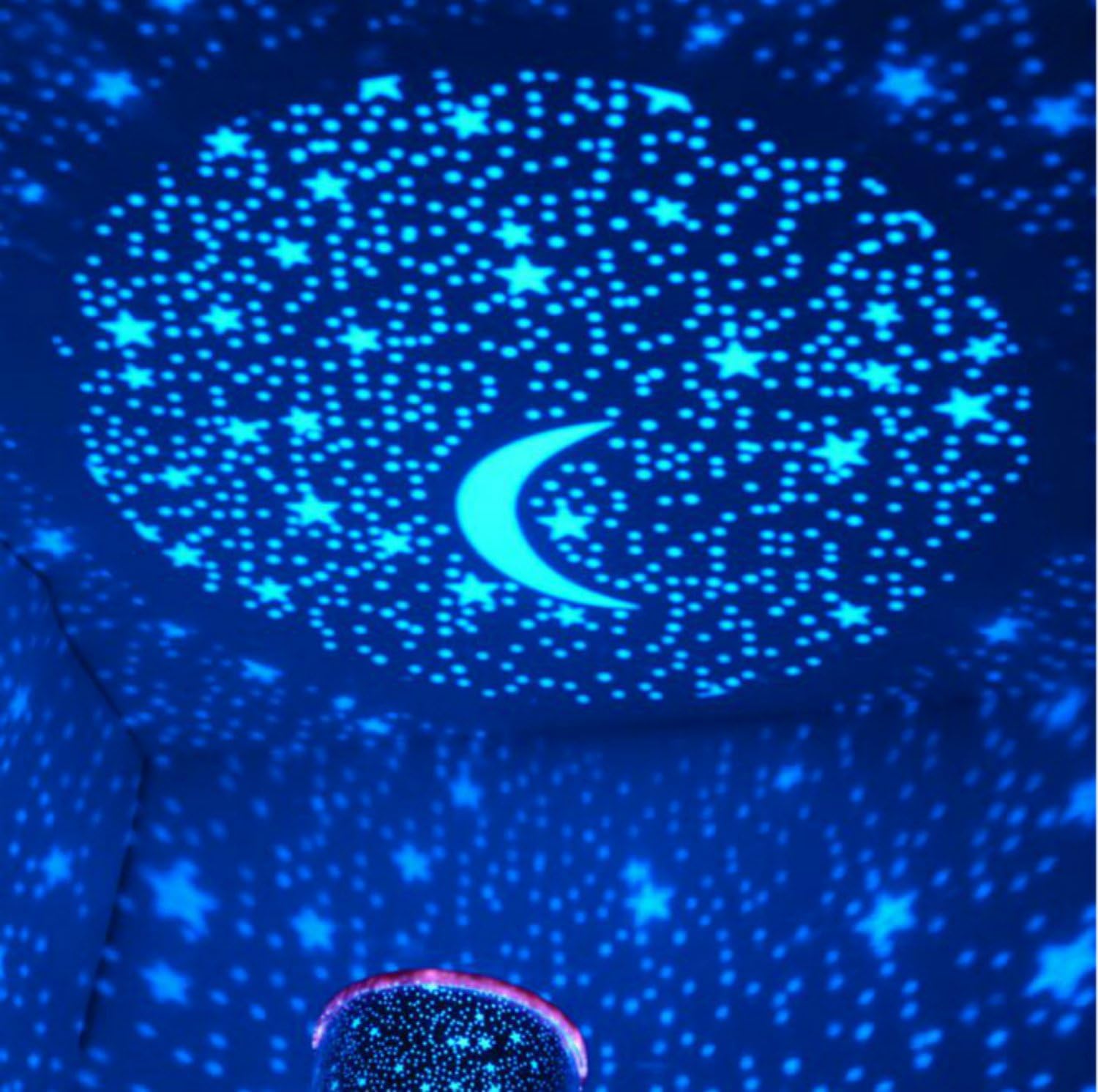 KYW LED Star Projector Night Light Amazing Light Projector For Kids Chidren Bedroom-Projector lamp For Present(Moon-Star)