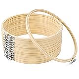 GIEMSON Embroidery Hoop 10 Inch 12 Pieces Large