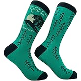 Crazy Dog T-Shirts Mens Sarcastic Socks Funny Crew Footwear for Adults