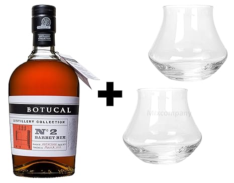 Botucal No2 Barbet Rum Rhum 0,70l (47% Vol) exklusive Sonderausgabe special limited edition distillery collection + 2 Tumbler