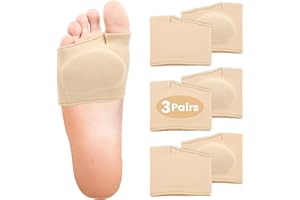 CXYARY 3 Pairs Metatarsal Foot Pads for Women and Men, Foot Pads for Balls of Feet Cushions Pain Relief, Morton's Neuroma Relief, Metatarsal Support