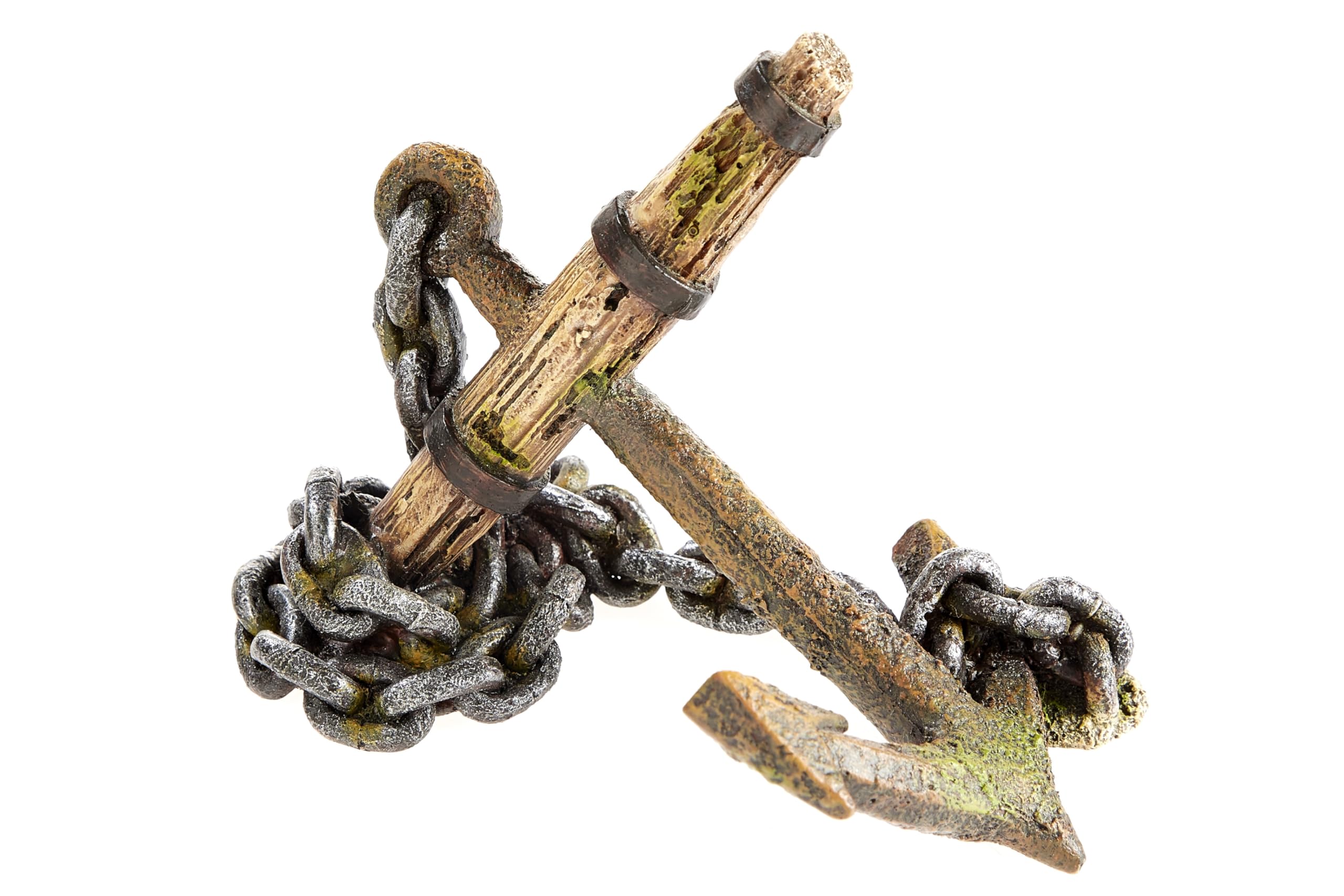CLASSIC Aquarium Ornament Anchor Fish Tank Decoration