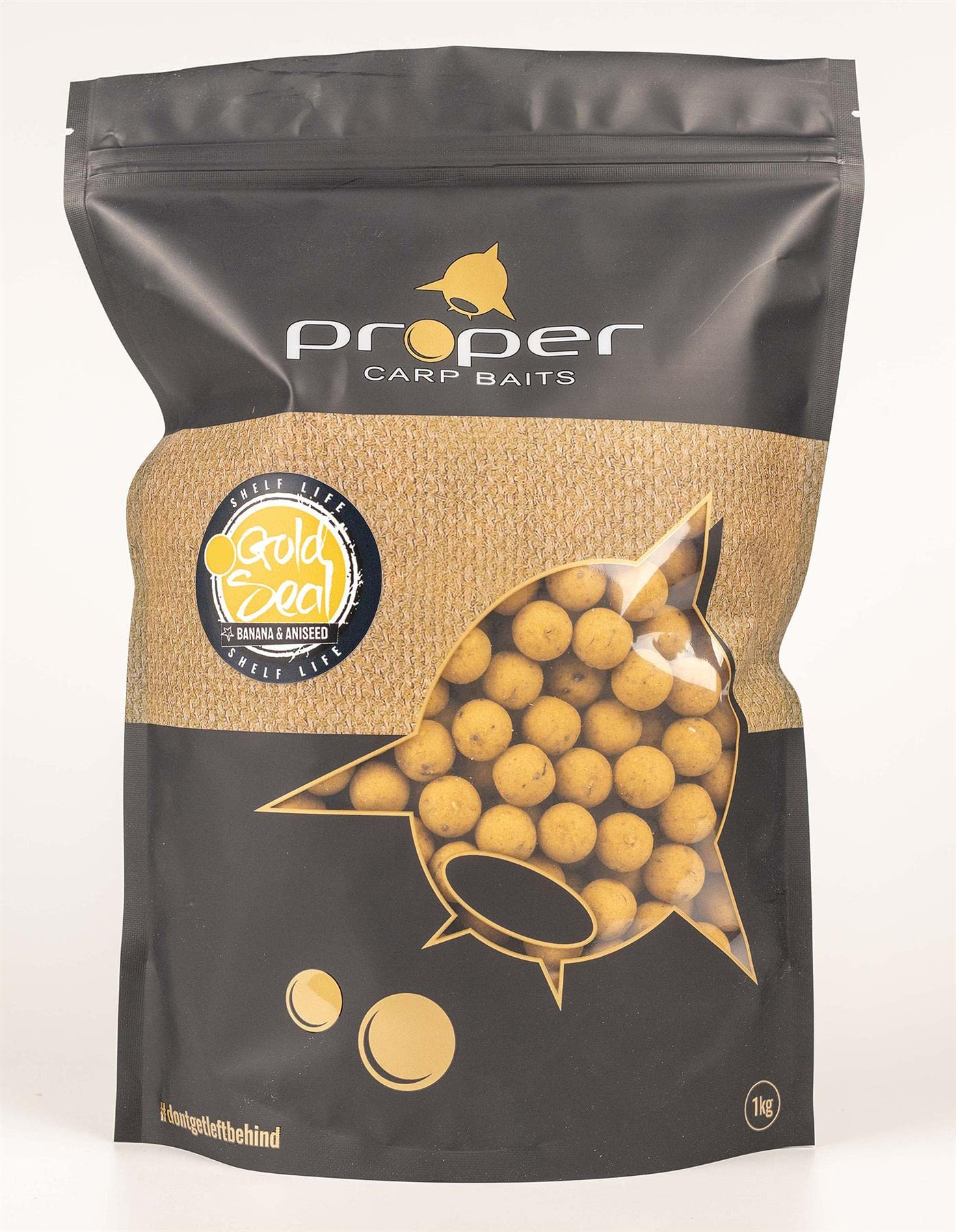 Proper Carp Baits Gold Seal 18mm Boilies 1kg