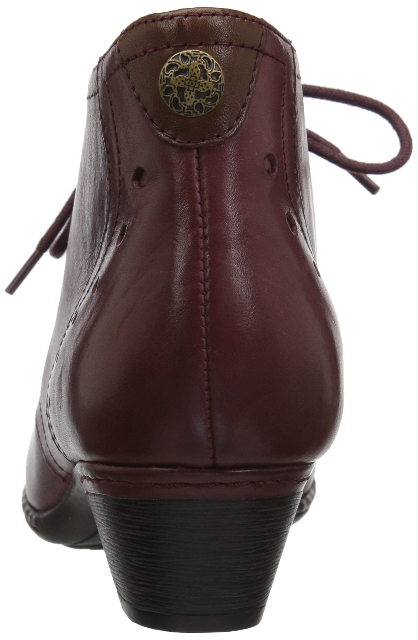 Rockport Cobb Hill Women's Cobb Hill Aria Ankle Bootie, Merlot Leather, 10 M US - Image 3