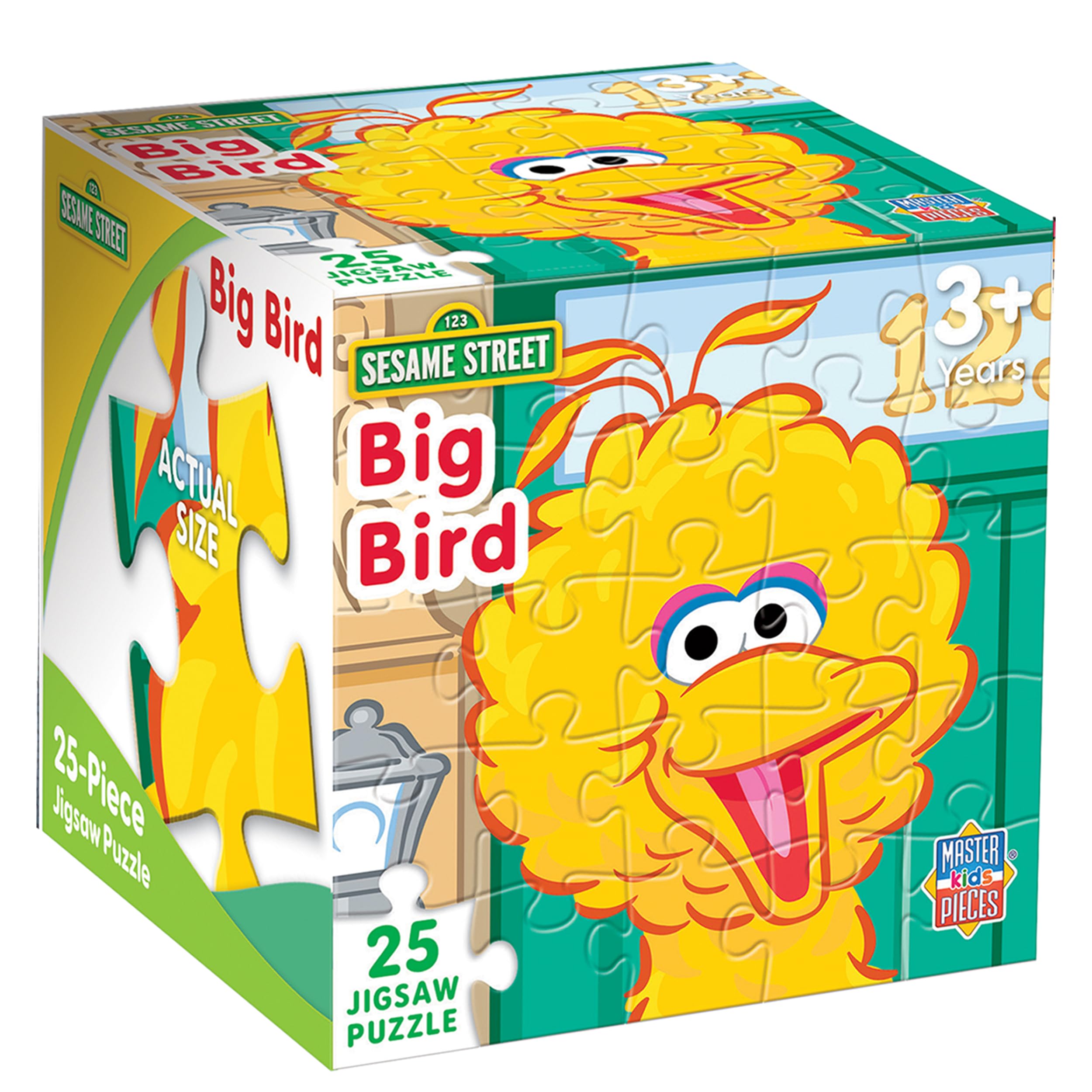 Masterpieces Officially Licensed Sesame Street 25 Piece Holiday Jigsaw Puzzle for Kids - Abby - 10"x10"