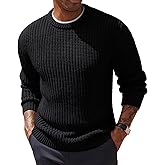 PJ PAUL JONES Mens Sweater Crewneck Knit Sweaters Casual Textured Pullover Sweater