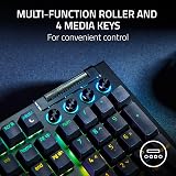 Razer BlackWidow V4 Green Switch Mechanical Gaming Keyboard UK Layout view 8