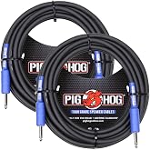 Pig Hog PHSC50 14 Gauge Wire Speaker Cable, 50-Foot - 2 Pack