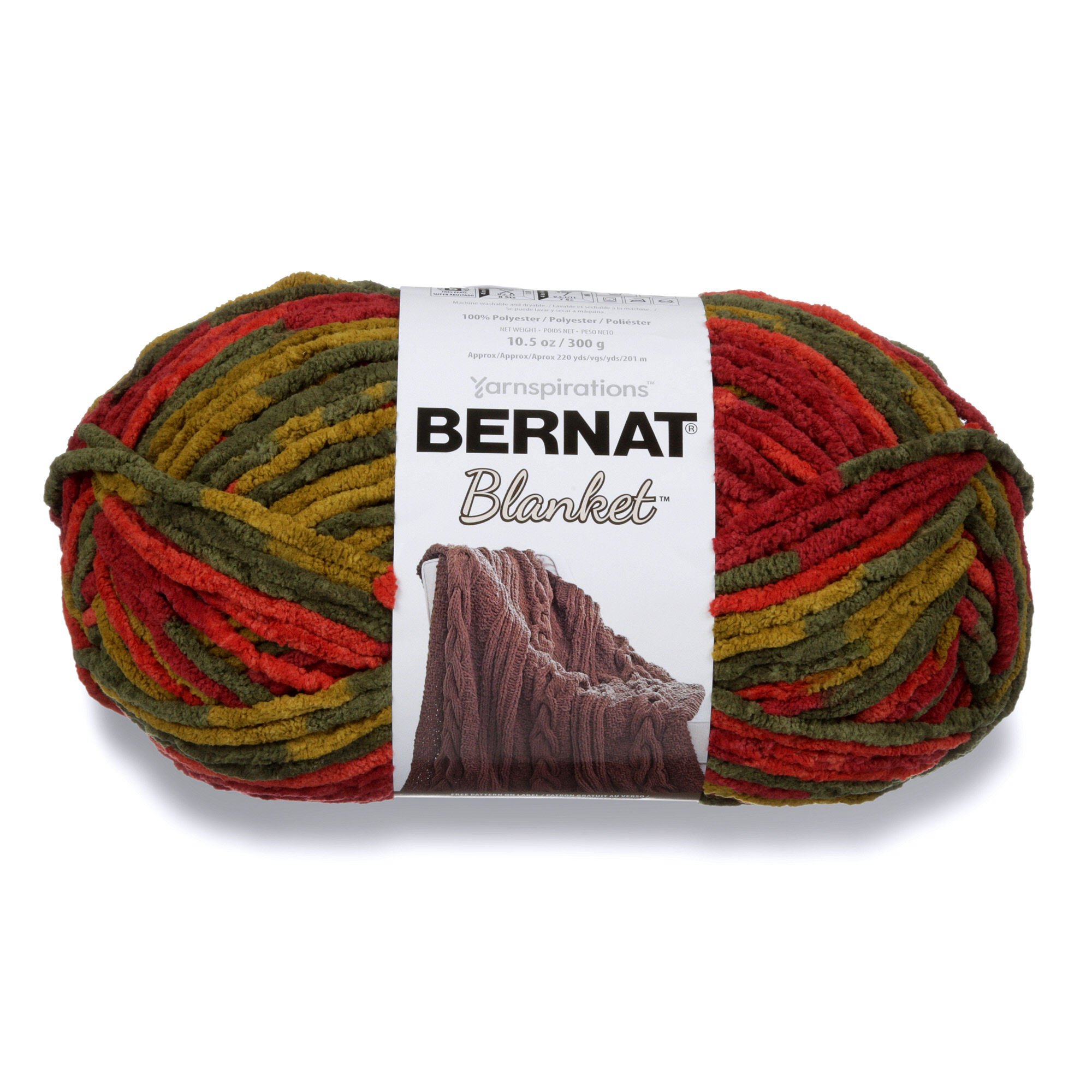 Bernat Blanket Yarn, 300 grs/ 10.5 oz, Harvest