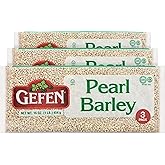 Gefen Pearl Barley Total of 3 Pounds, Premium Quality Pearled Barley, Product of The USA, 16oz (3 Pack)