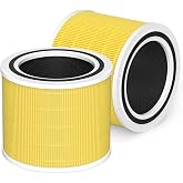Core 200S Pet Care Replacement Filter for LEVOIT Core 200S-P Air Purifier | 2 Pack 3-in-1 High-Efficiency Activated Carbon Filters for LEVOIT Core 200S/200S-P Air Purifie, Core 200S-RF-PA for Home