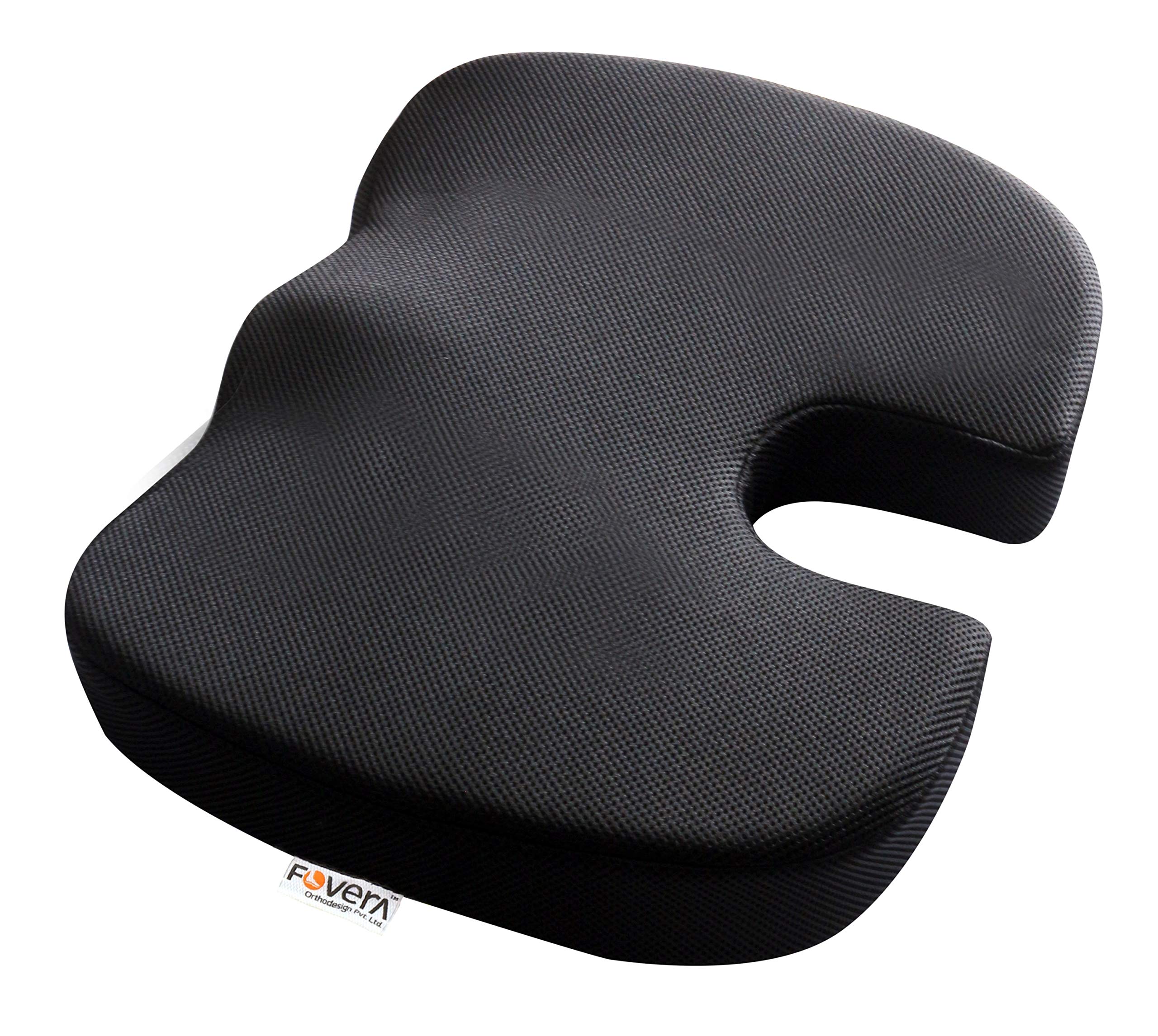 Fovera Orthopedic Memory Foam Coccyx Seat Cushion For Tailbone