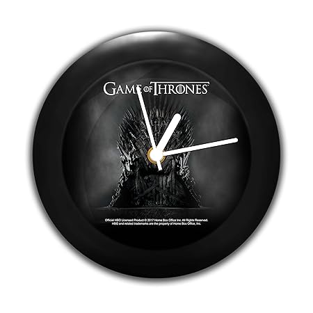 Mc Sid Razz Redwolf Game Of Thrones Table Clock Of Iron Throne