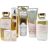 Bath & Body Works In The stars - Deluxe Gift Set - Fine Fragrance Mist, Body Cream, Shower Gel, Body Lotion and Moisturizing Body Wash With a Himalayan Salts Springs Sample Soap.