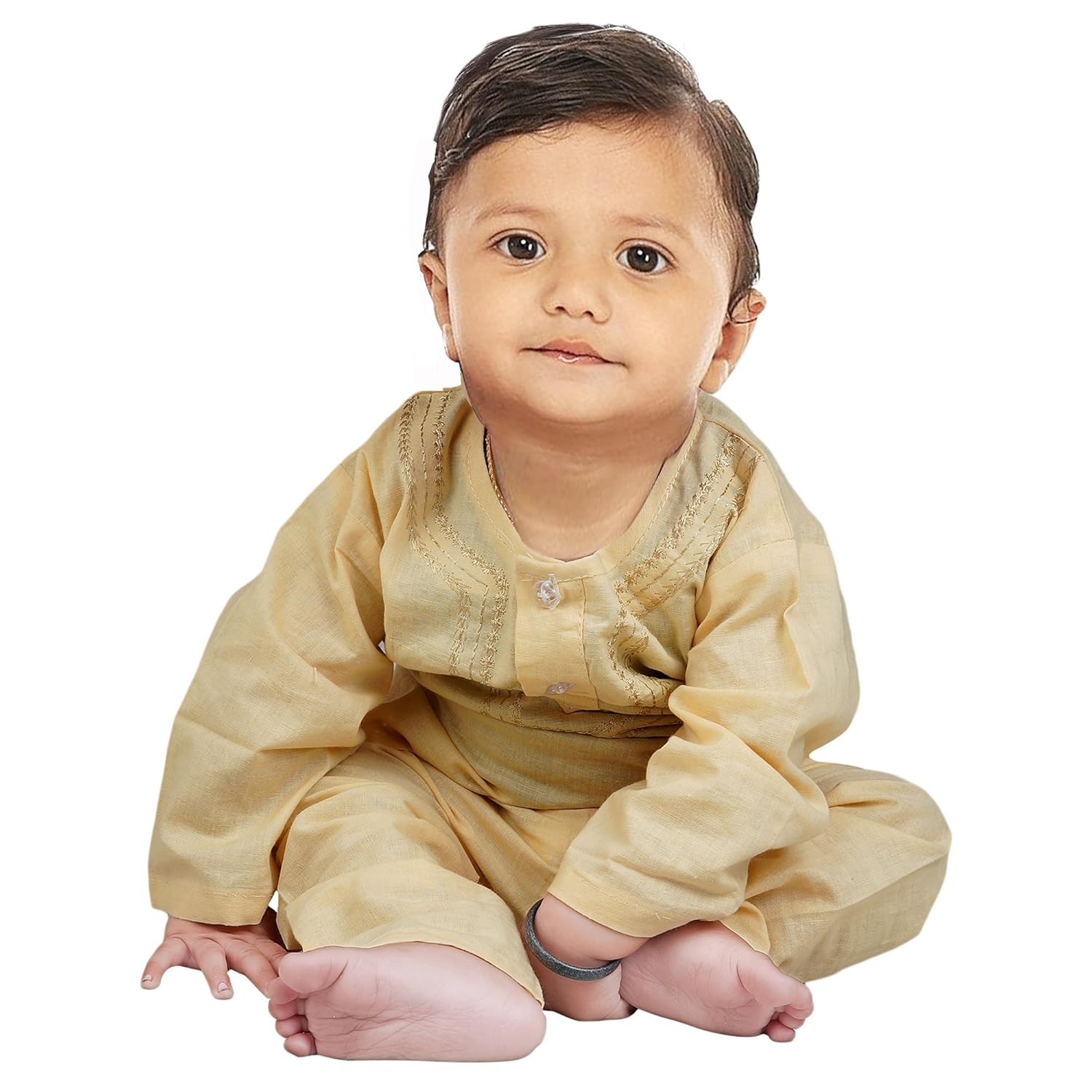yellow kurta pajama for baby boy
