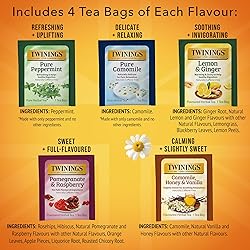 Twinings Herbal Tea Variety Pack, 20 Count