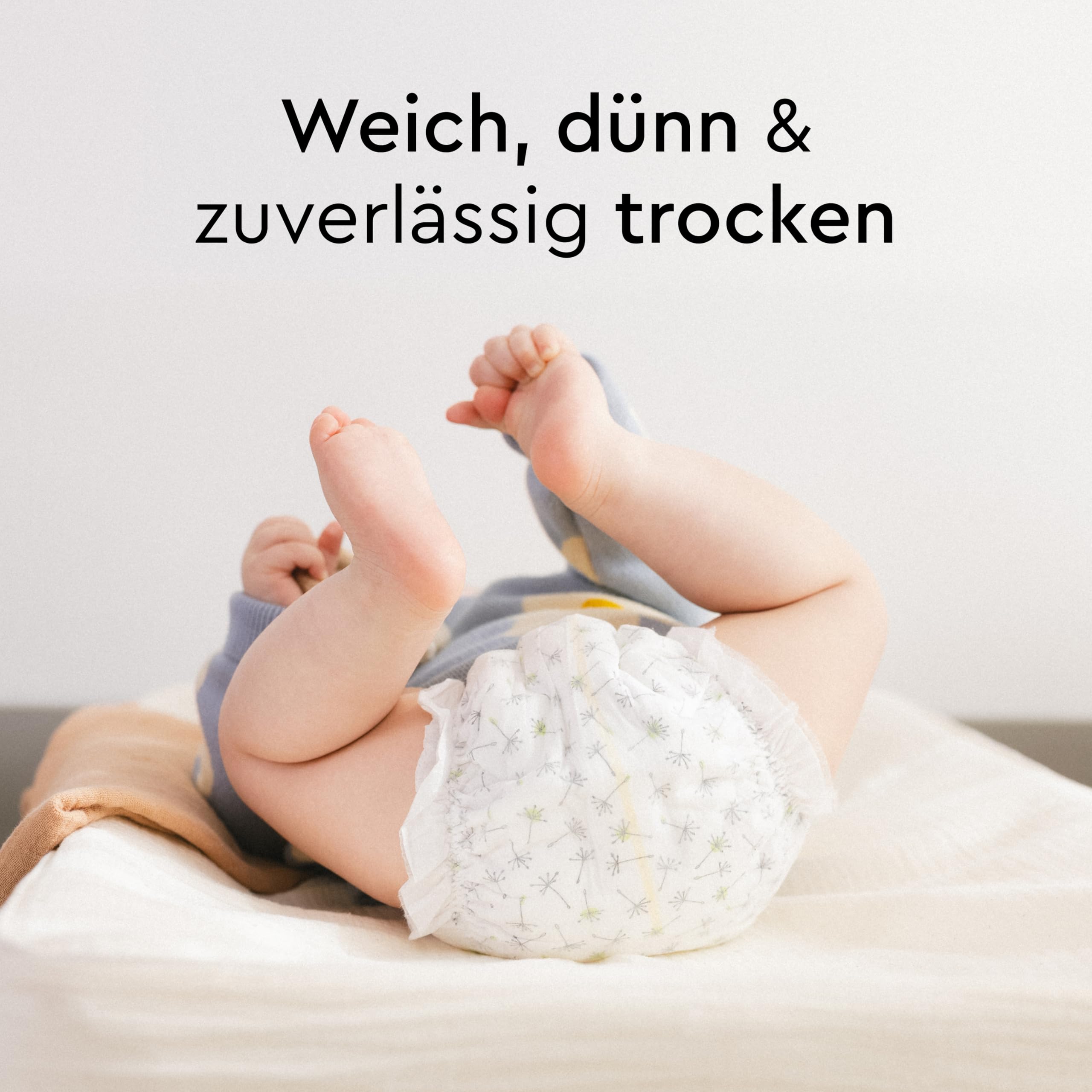 LILLYDOO hautfreundliche Baby Windeln - Größe 1 (2+ kg), Halbmonatsbox (72 Stück), Sicherer Auslaufschutz, Weich, Ohne Parfüme & Lotionen für empfindliche Haut, Dermatologisch getestet 5