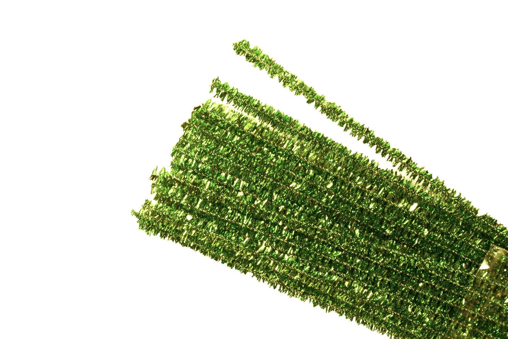Set of 100 Metallic Tinsel Pipe Cleaners for Kids