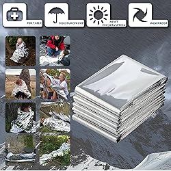 MIXIAO Emergency Foil Thermal Blanket